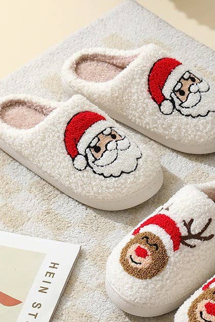 Pink checkered smile yellow face slippers 40SP014