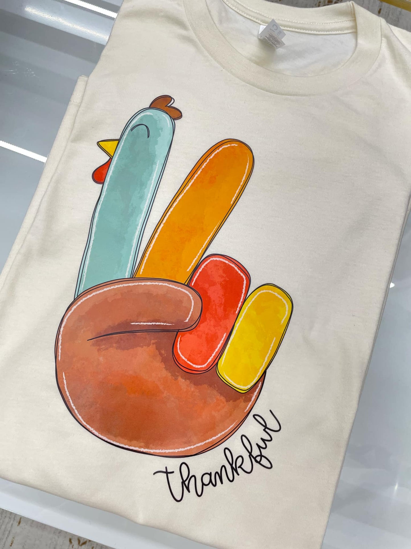 Turkey Hand "thankful"