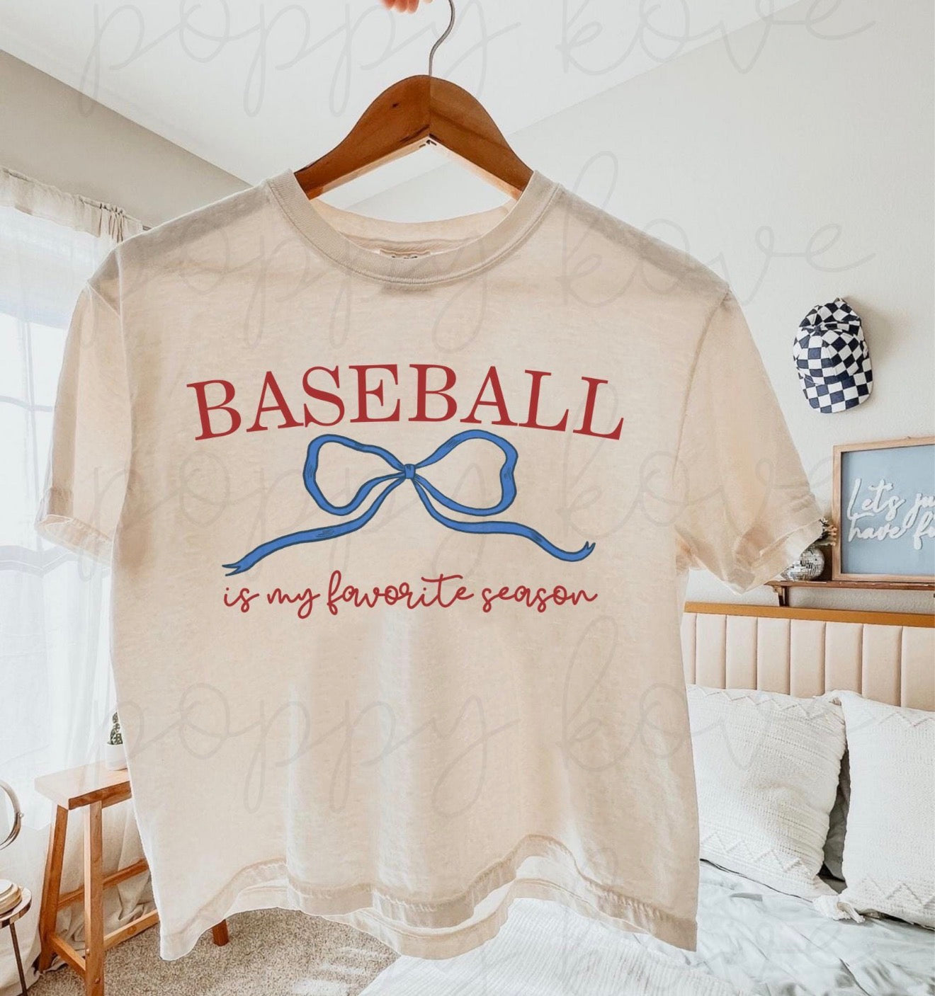Baseball is my Favorite Season - TSHIRT- (COMFORT COLOR/BELLA)