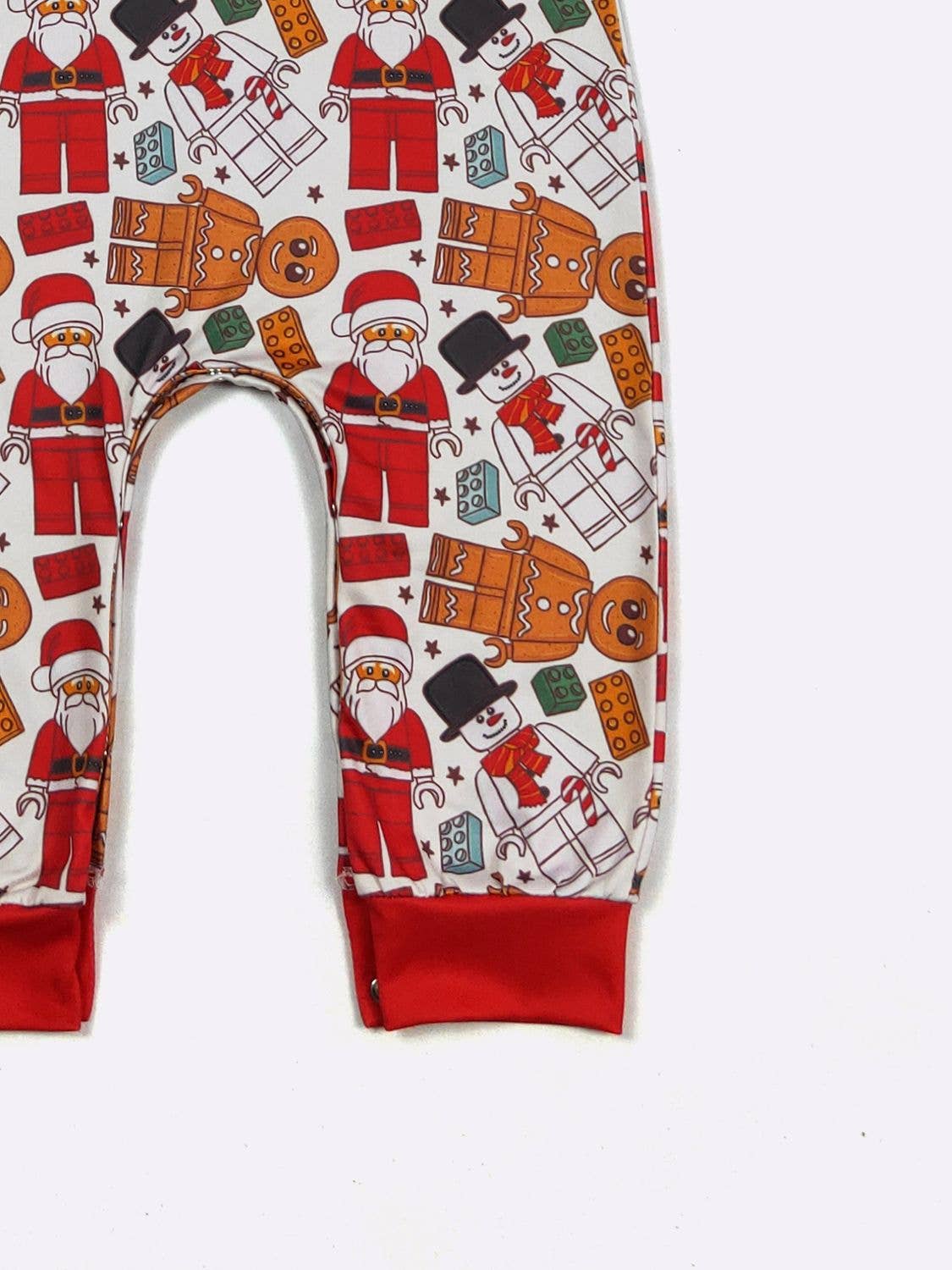 ✅ Building Block Santa Boy Romper 46601