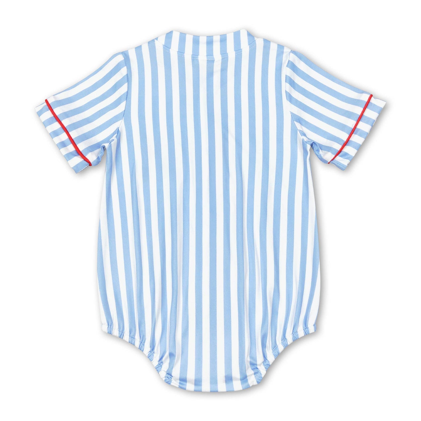 Stripe baseball girls bow top ruffle shorts 1019S