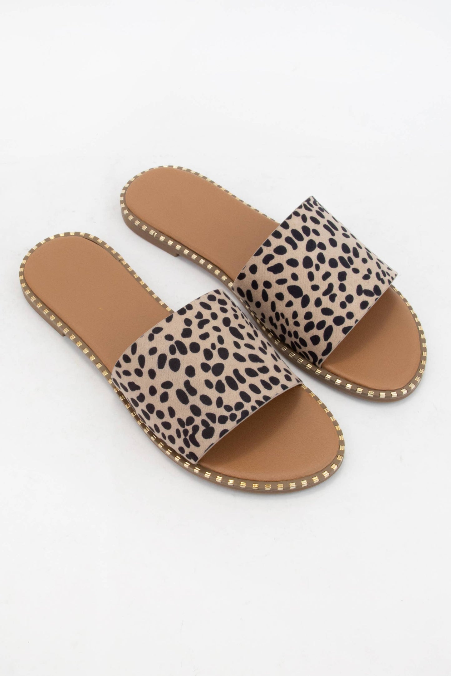 MICAH METAL TIP EMBELLISHED EDGE SOLE SANDAL MMT69