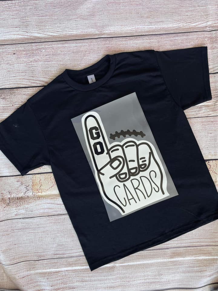 Cardinal Foam finger Tee gildan