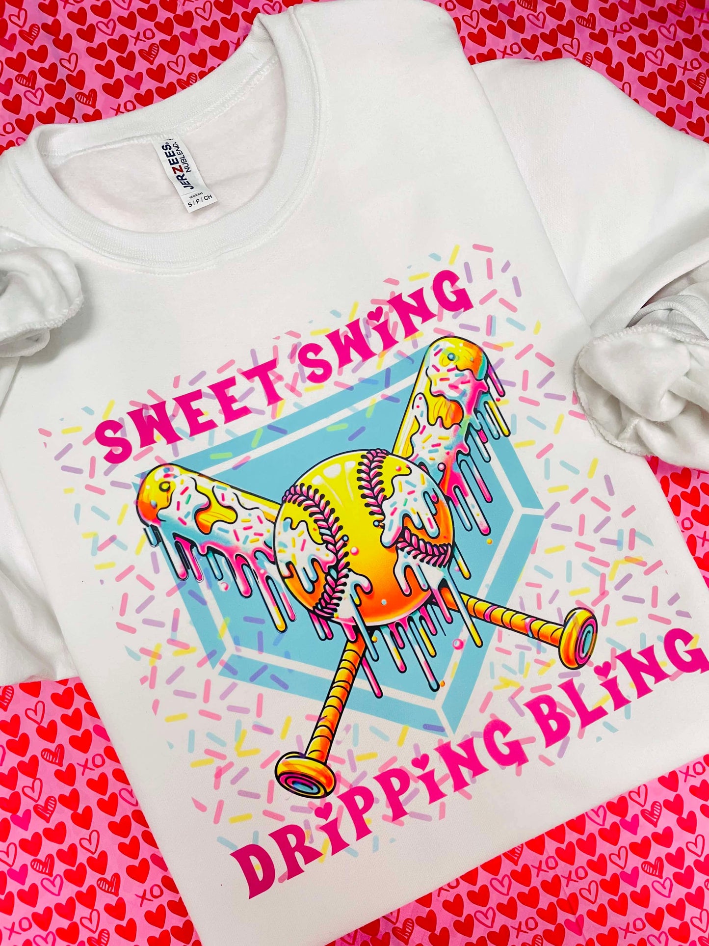 Sweet swing dripping bling T SHIRT - (Gildan)