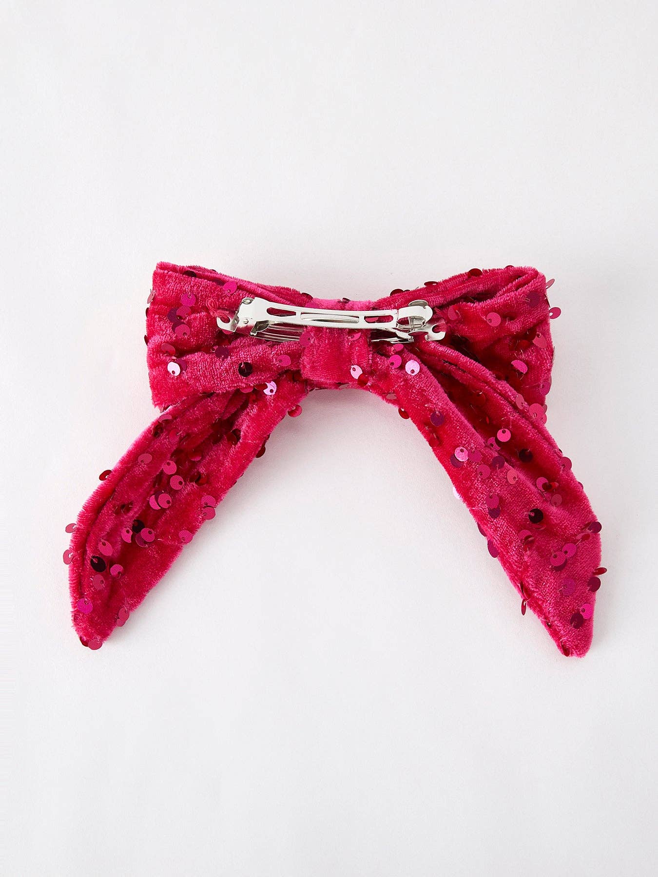Girls Sequin Bow Hair Clip ACG567