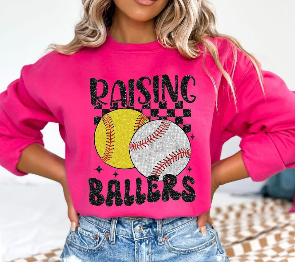 Raising Ballers-T SHIRT - (GILDAN/JERZEES)