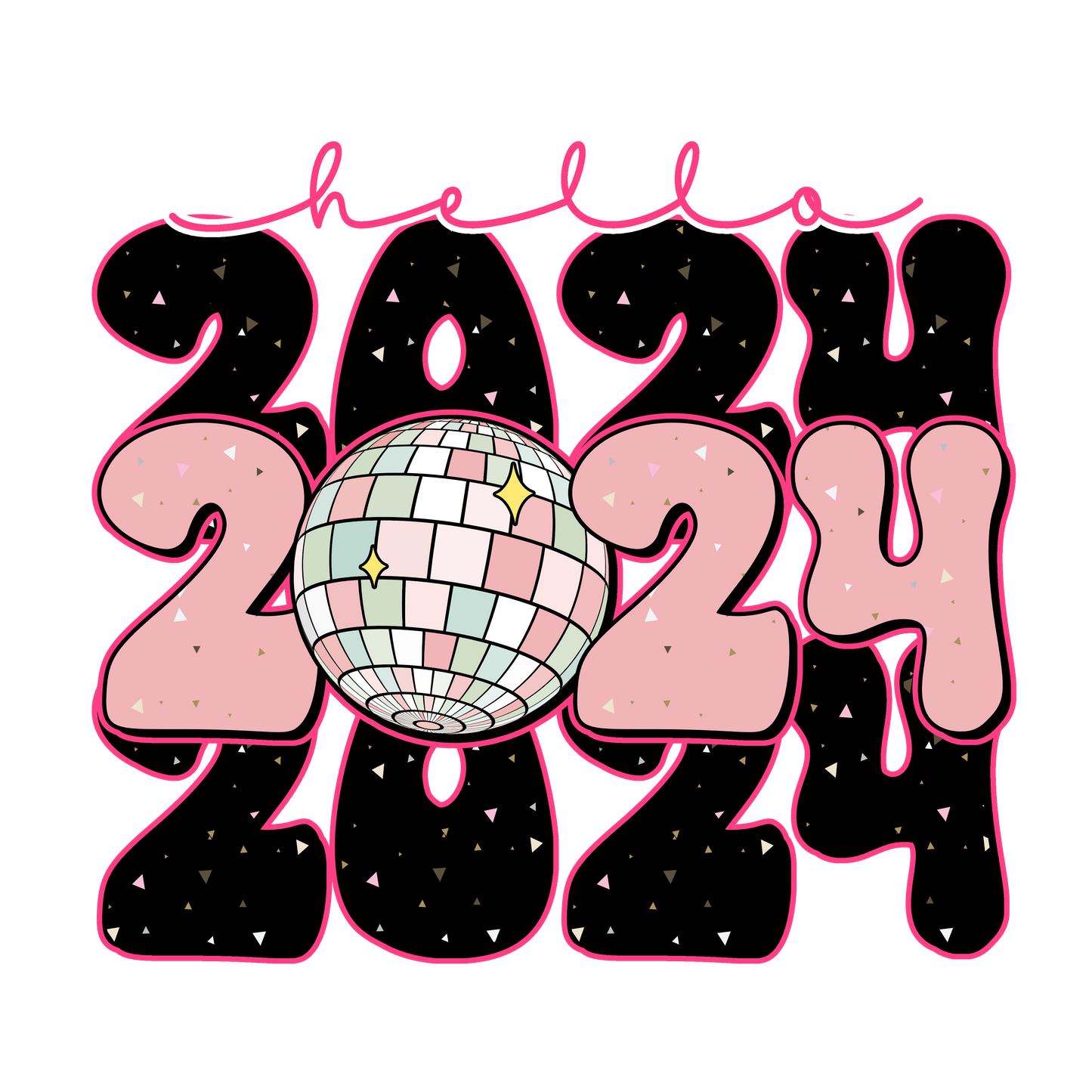 hello 2024 sweatshirt