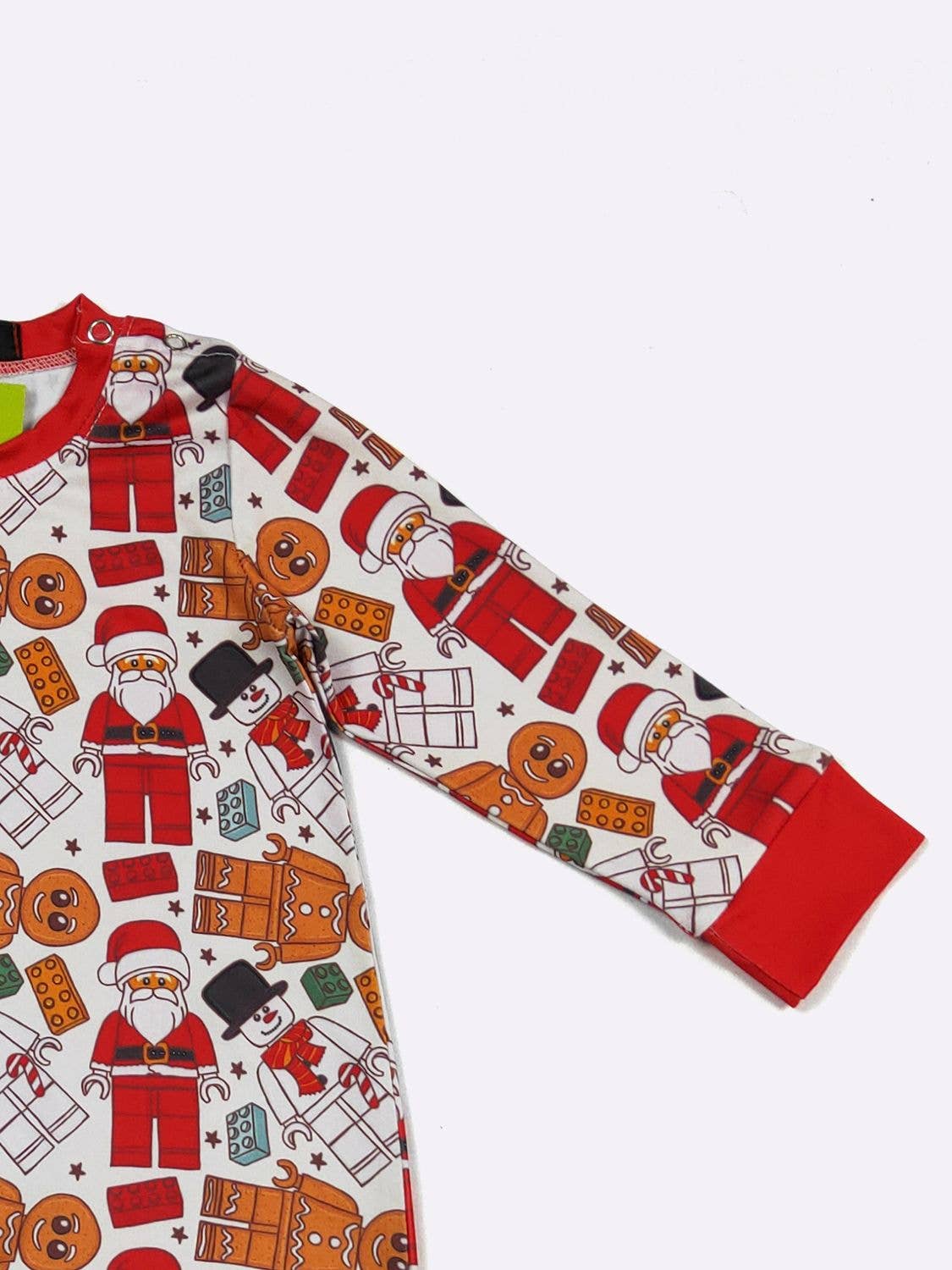 ✅ Building Block Santa Boy Romper 46601