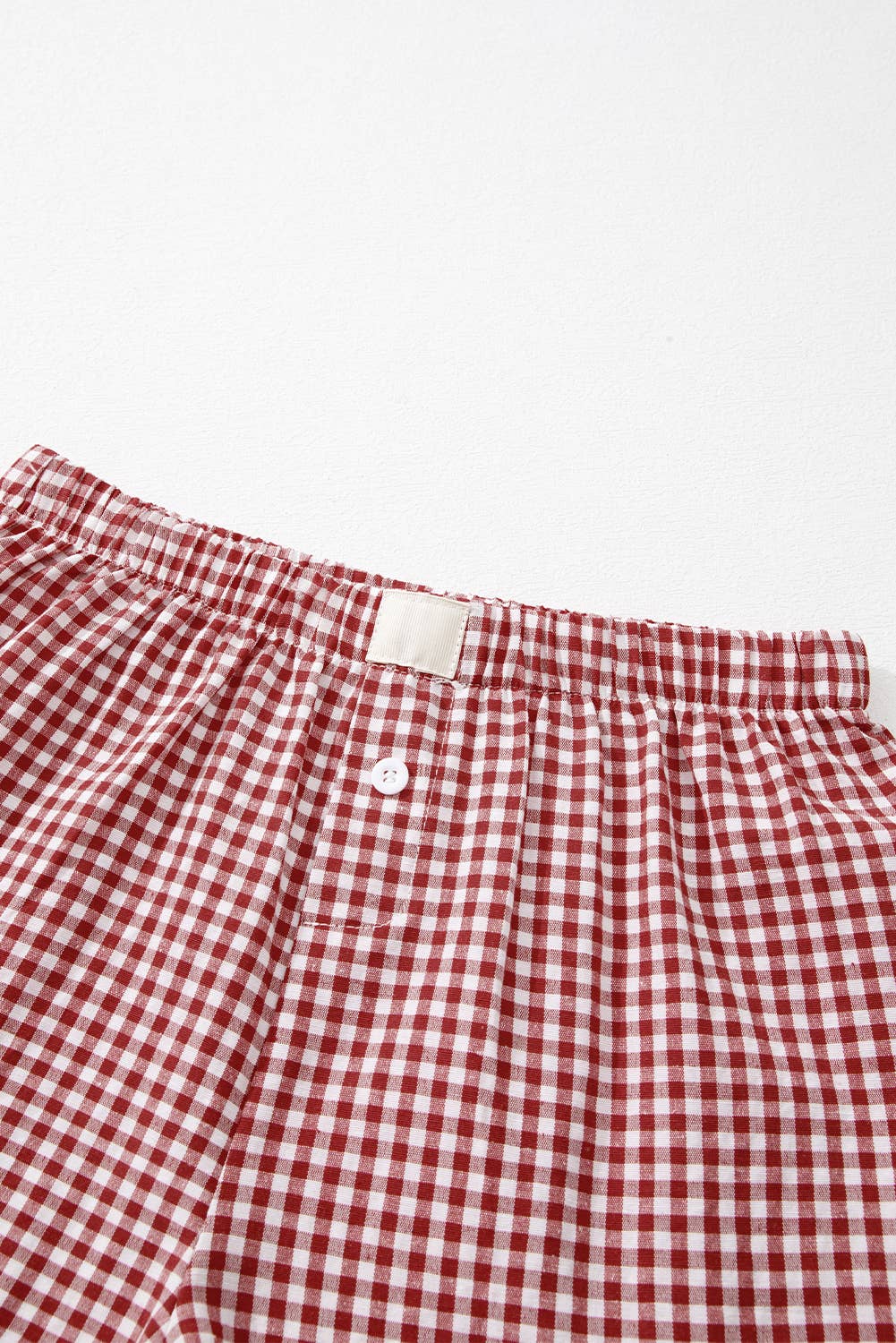 Stripe Plaid Printed High Waist Gingham Shorts LA731