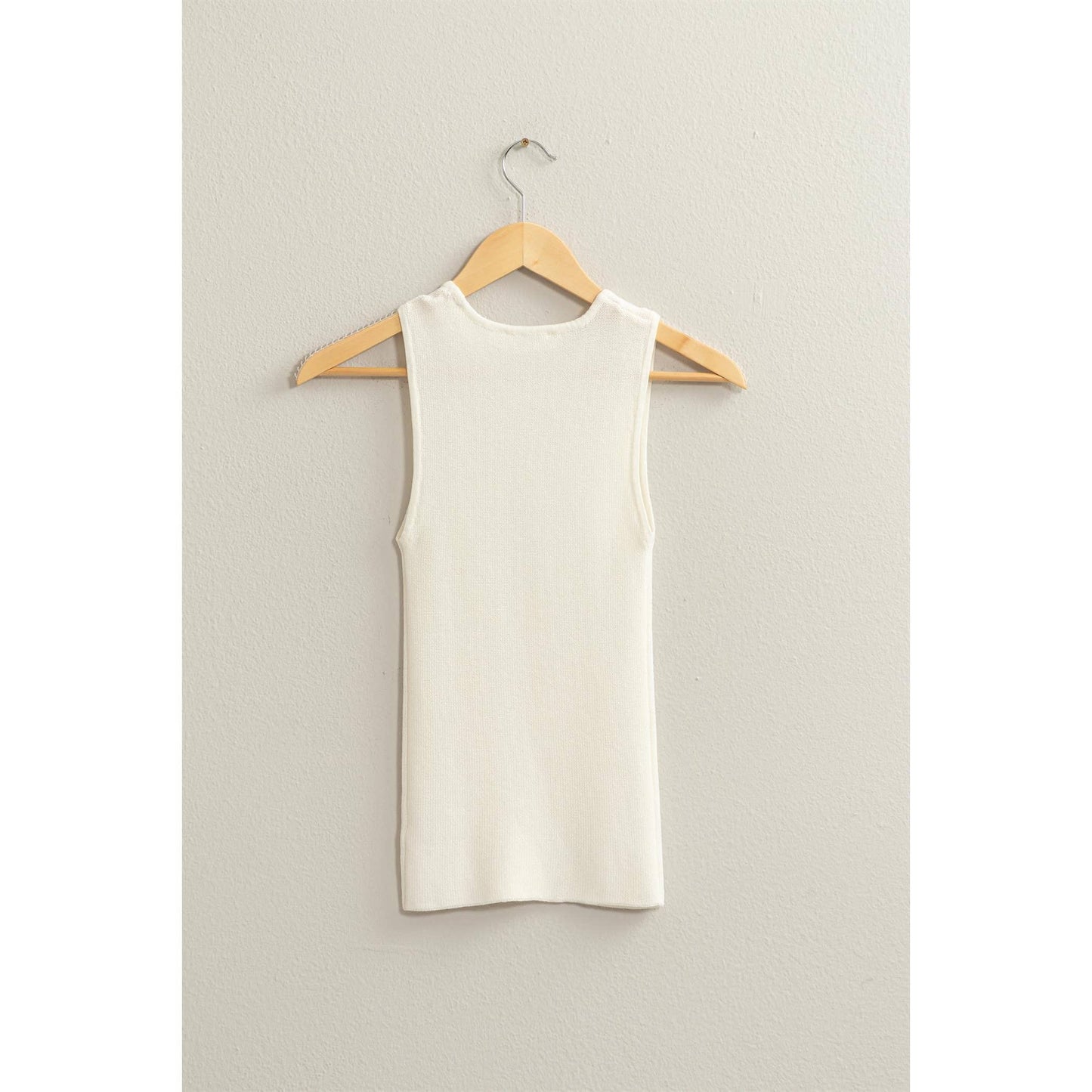 ✅ RIBBED KNIT TANK TOP DZ24A340