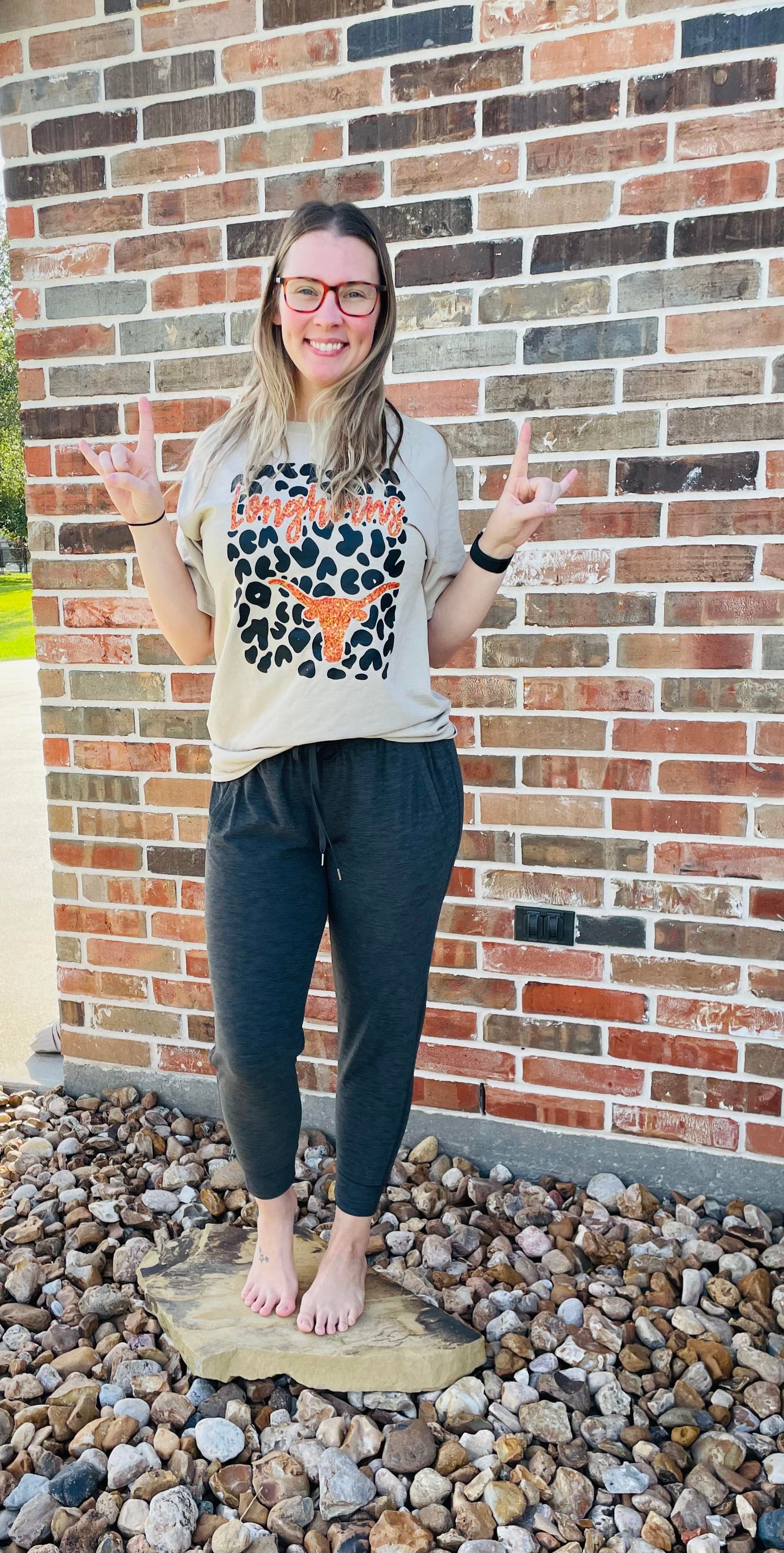 Cheetah Longhorns t-shirt