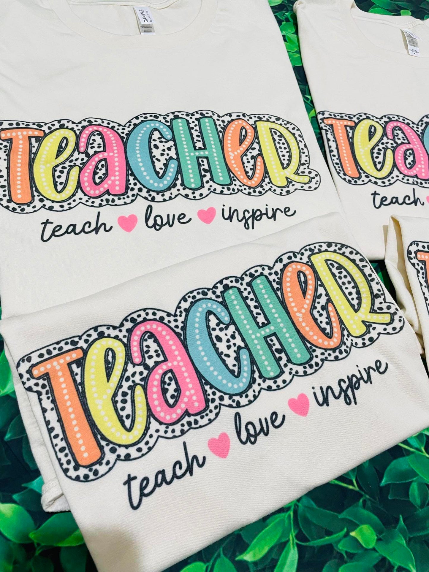 Teacher --teach -love-inspire T-shirt