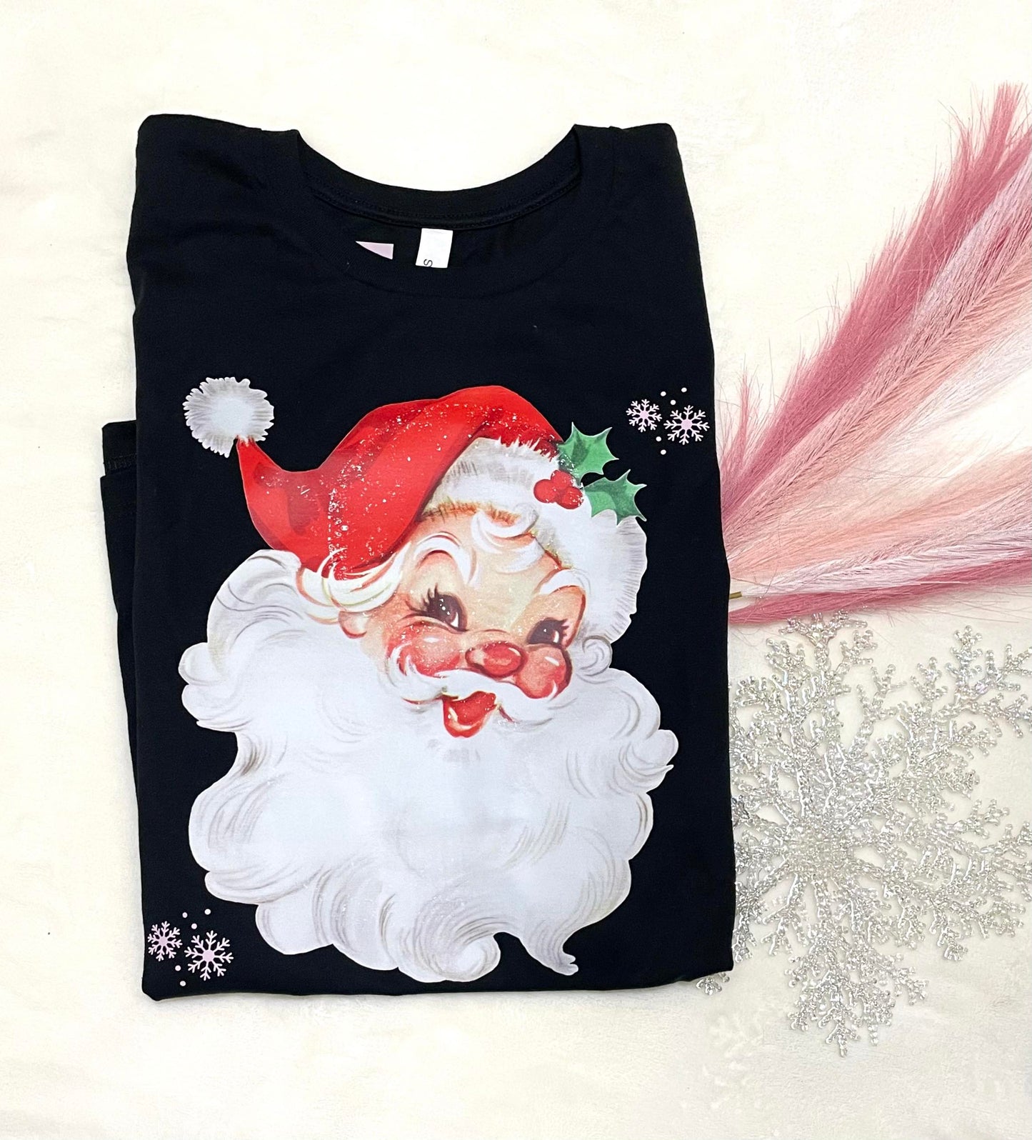 Vintage santa "snow flakes only"