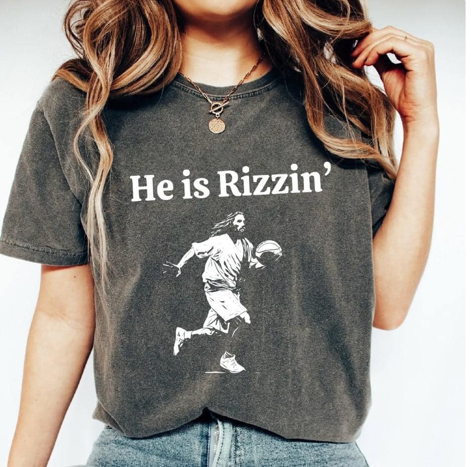 He is Rizzin T-shirt YOUTH SIZING