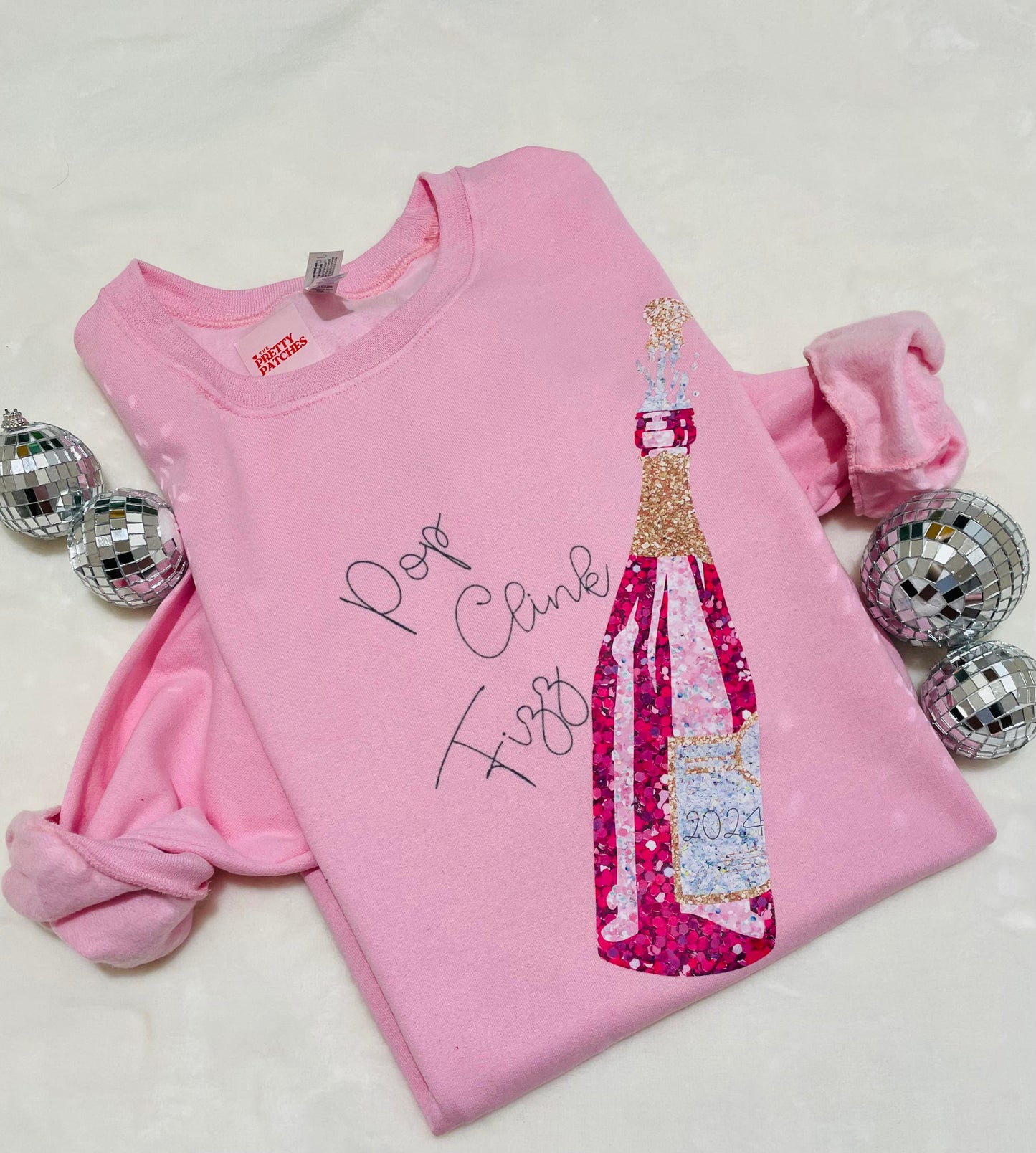 Pop clink and fizz 2024 sweatshirt