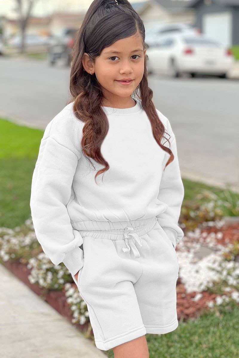 Girl's 2pc Short Jog Set GKSS223