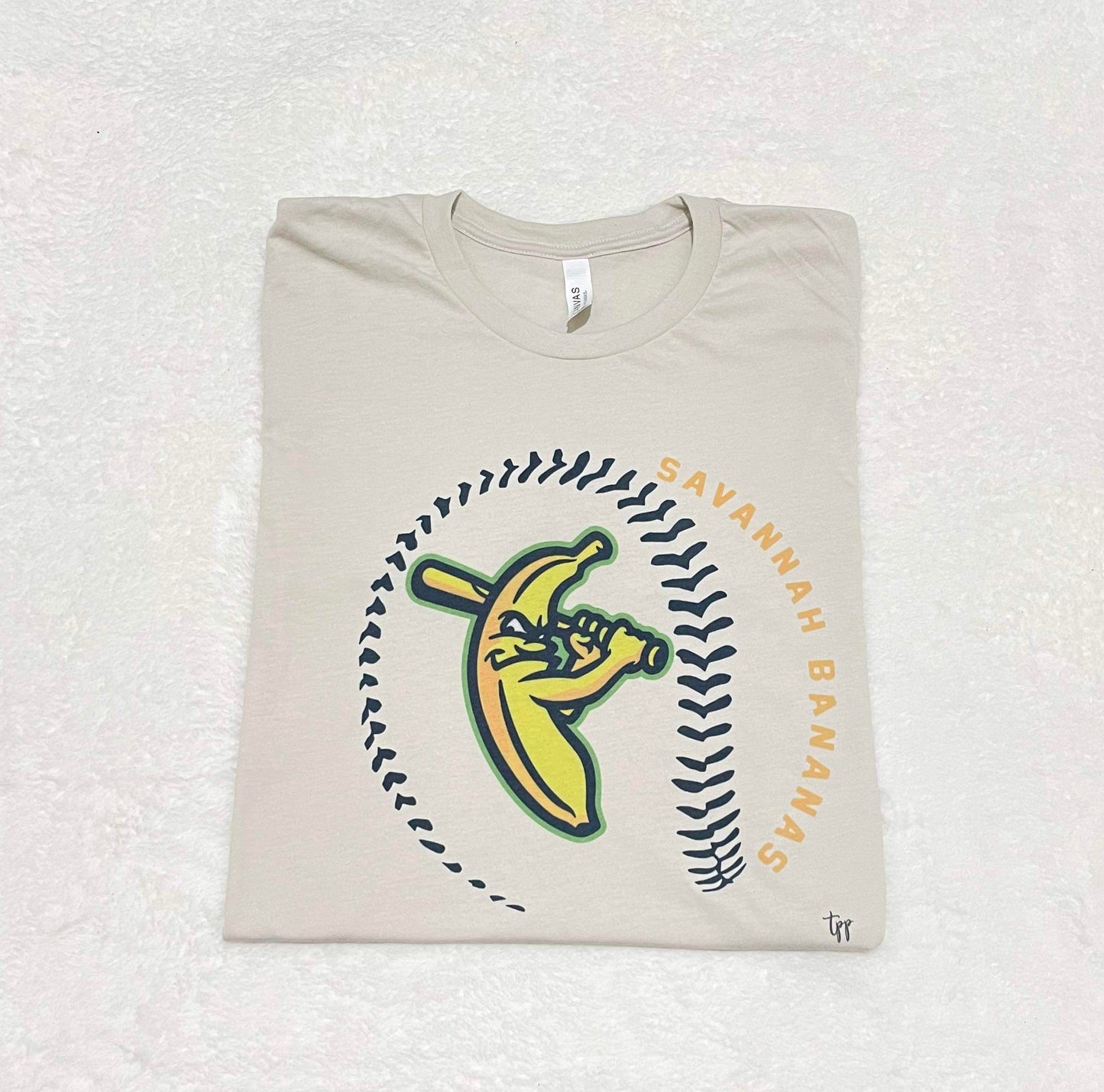 Savanah Banana t-shirt "bananas logo" YOUTH SIZES "bella"