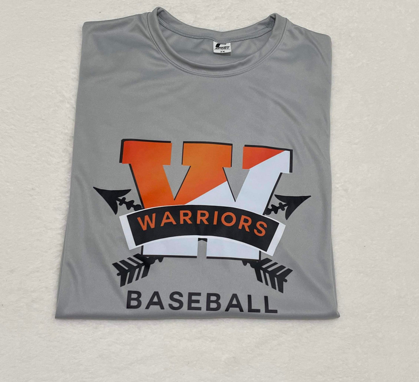 Warriors baseball tee