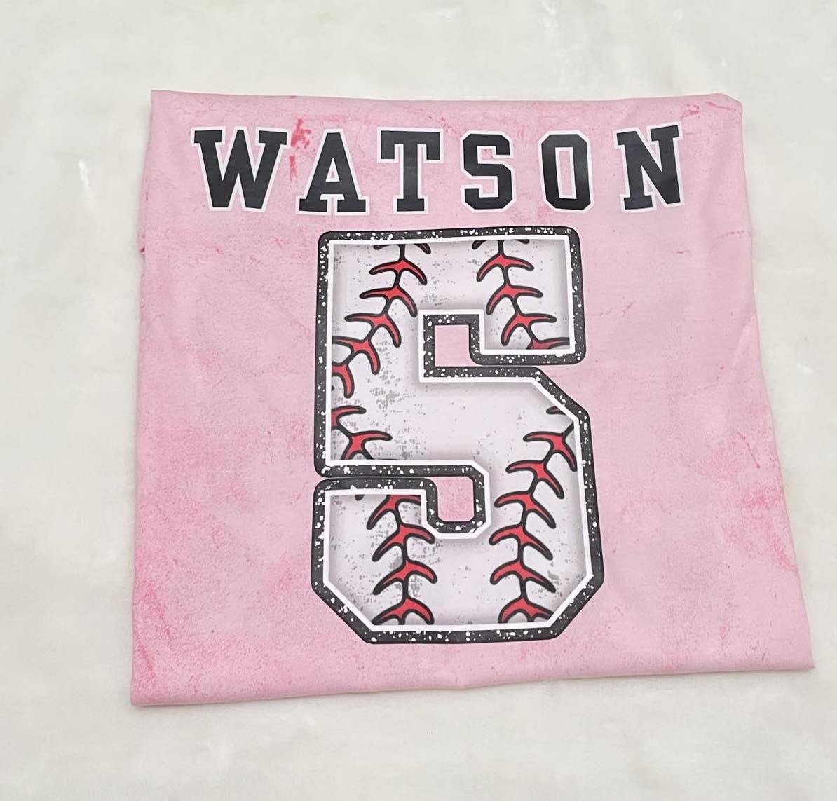 Custom Mama baseball and custom number back Tee shirt