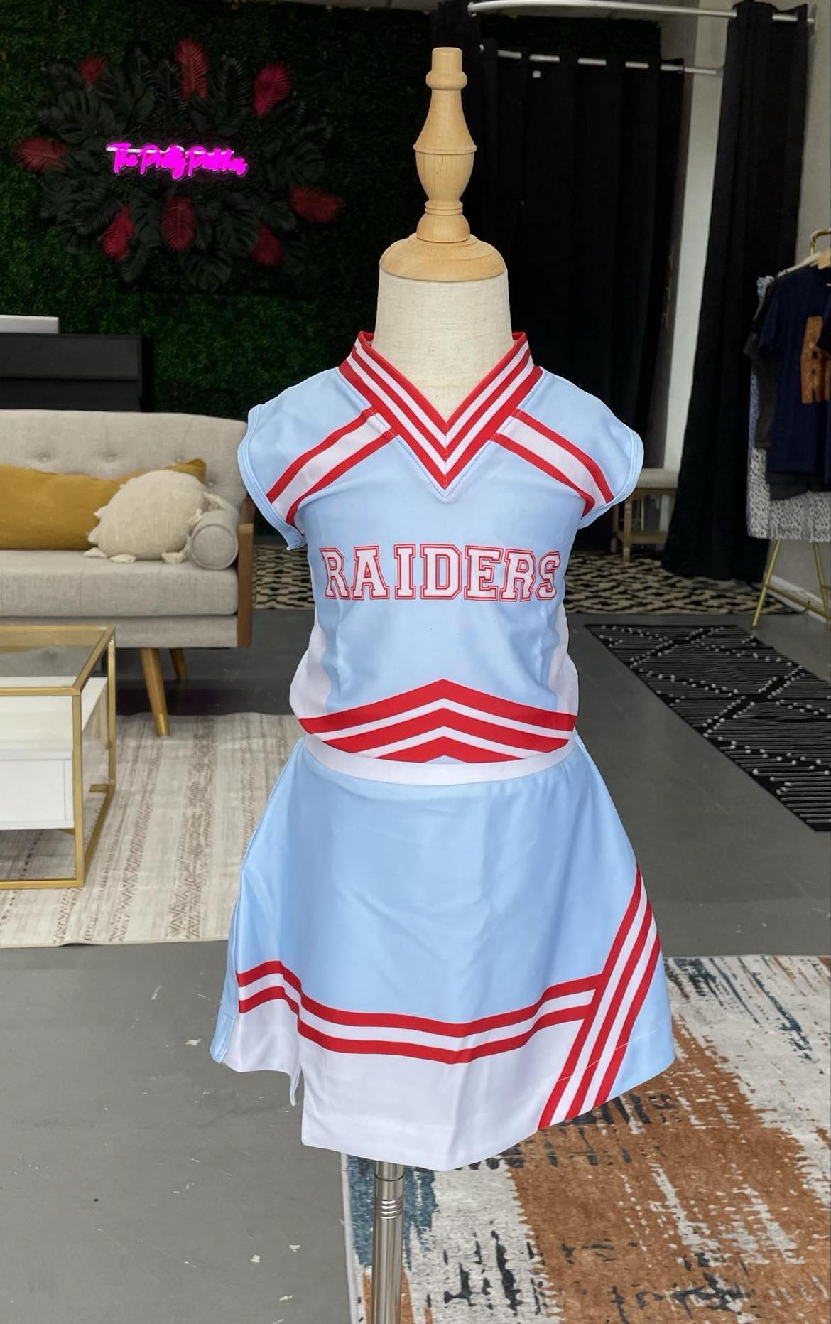 Lumberton cheer Uniform raiders