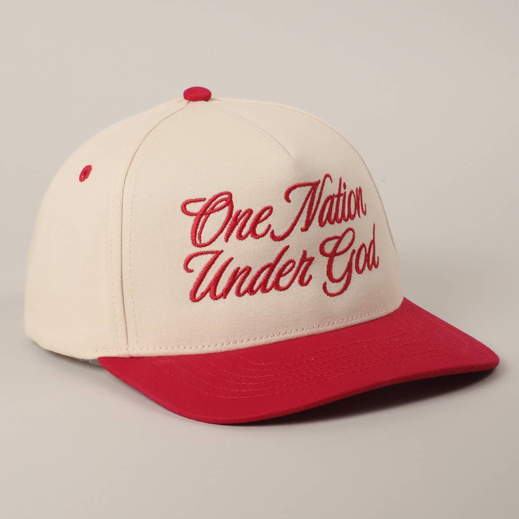 Fashion City - One Nation Under God Two-Tone Trucker Hat