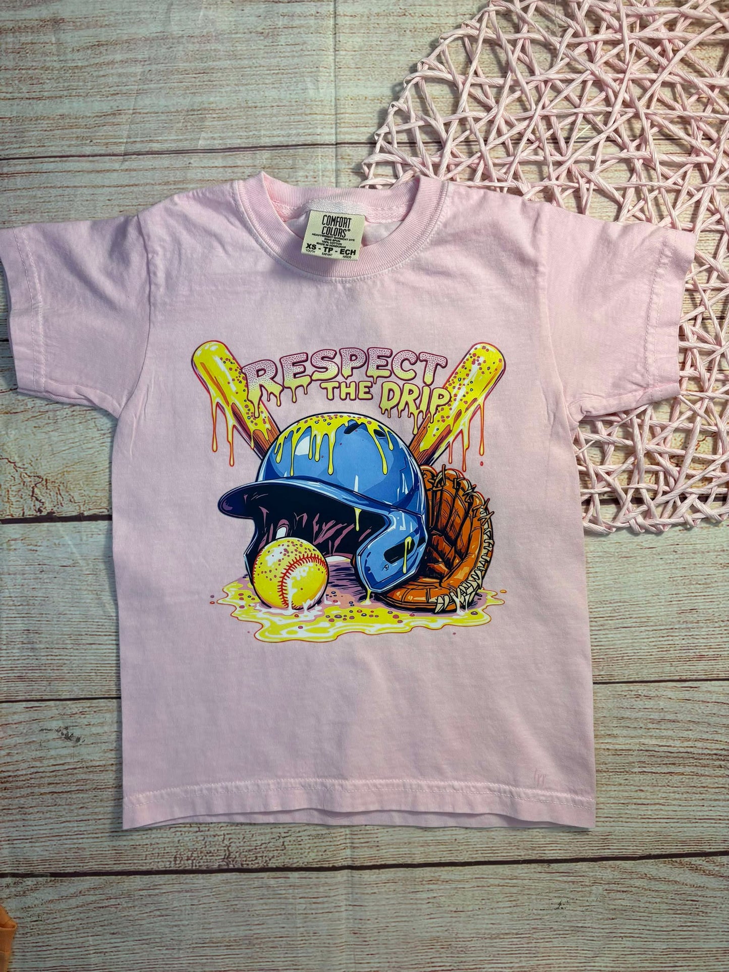 Respect the Drip SOFTBALL - T SHIRT - (Gildan)