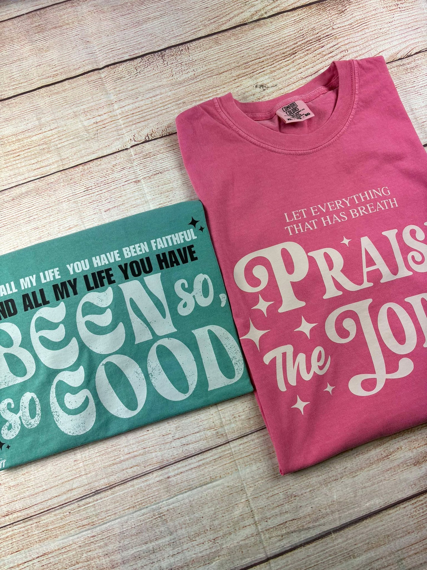 ...Praise the Lord - T SHIRT- (Comfort Color)