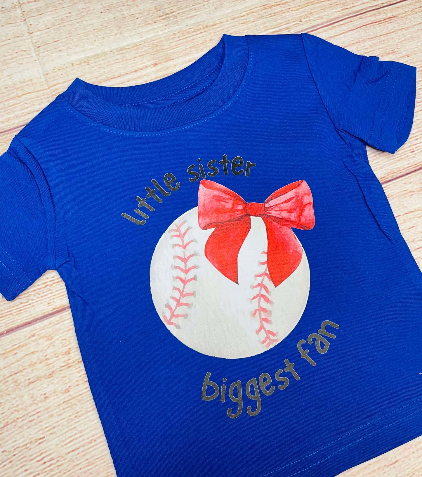 Little Sister Biggest Fan- T SHIRT - (Gildan)
