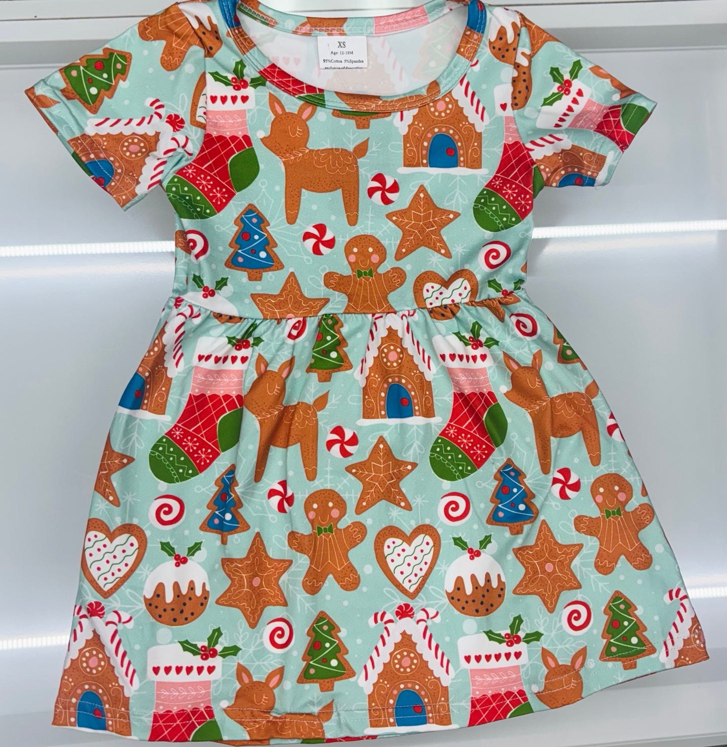 Gingerbread, Christmas Cookie Dress. 45320