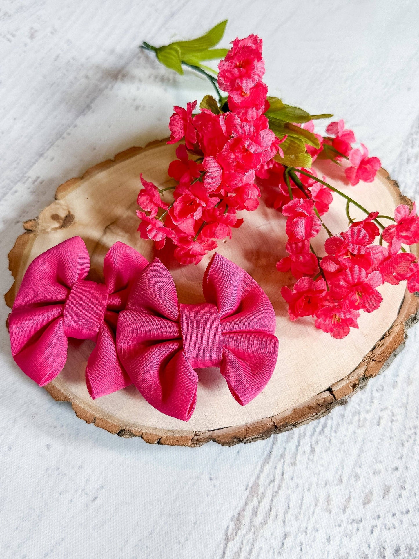 Puffy Pigtail Bows - Set of 2 7914