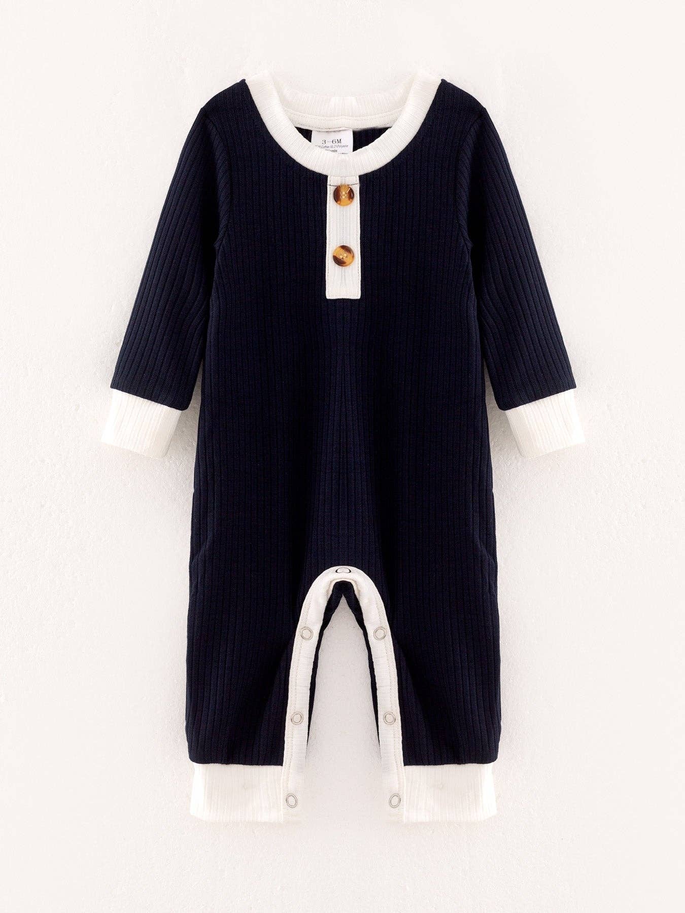 Boys Solid Color Romper RPG41506