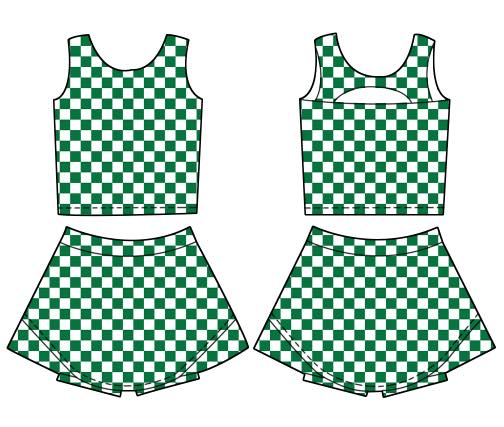 Checkered Athletic Multi Color- 91825AS