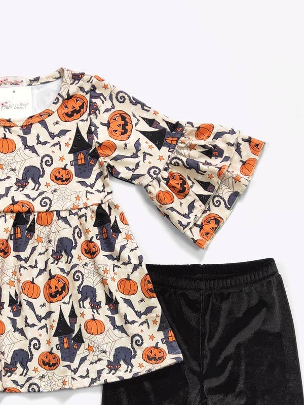 Vintage Halloween Girls Set 36199