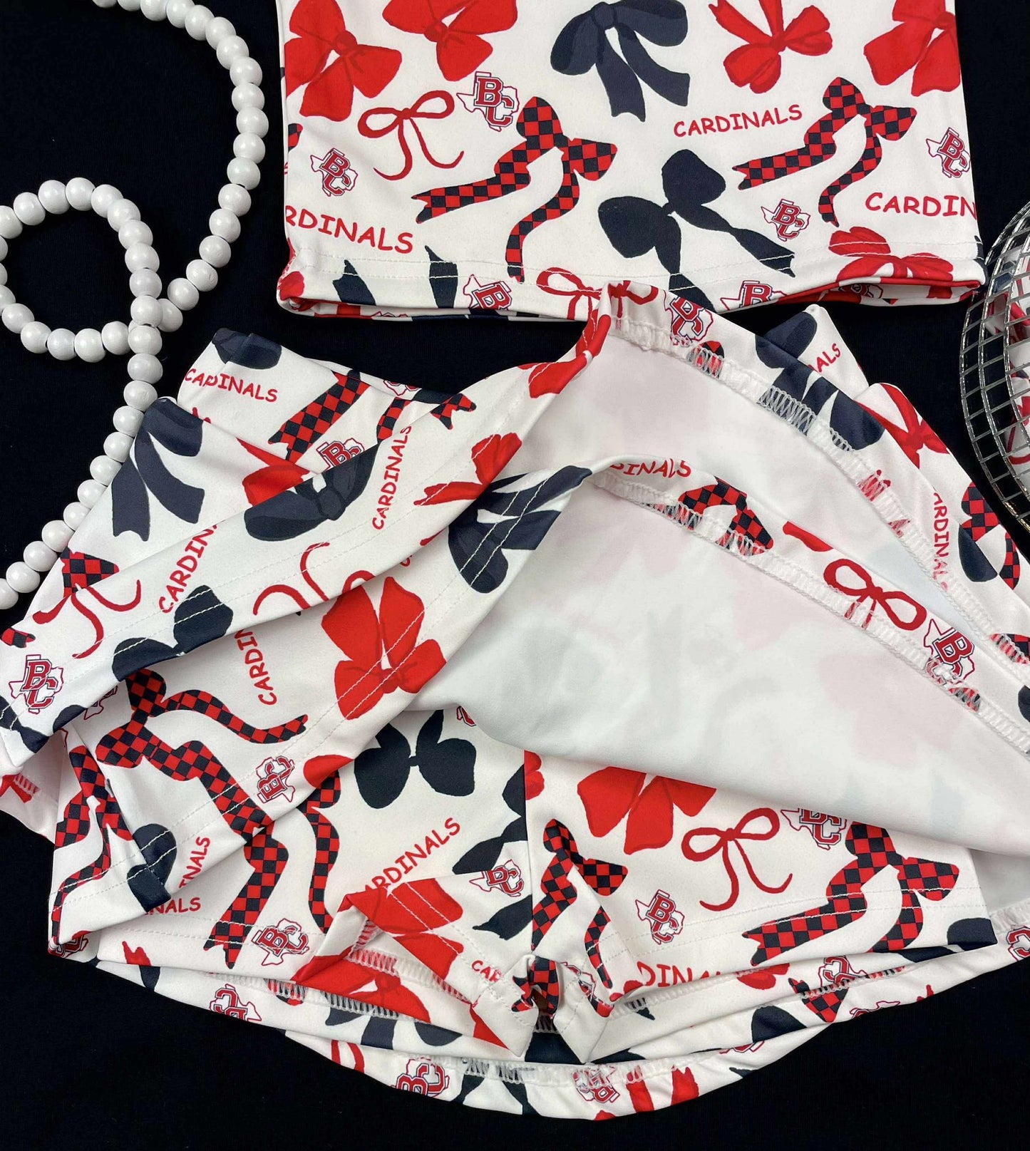 Cardinals and Bows Game Day Set-CBGDS
