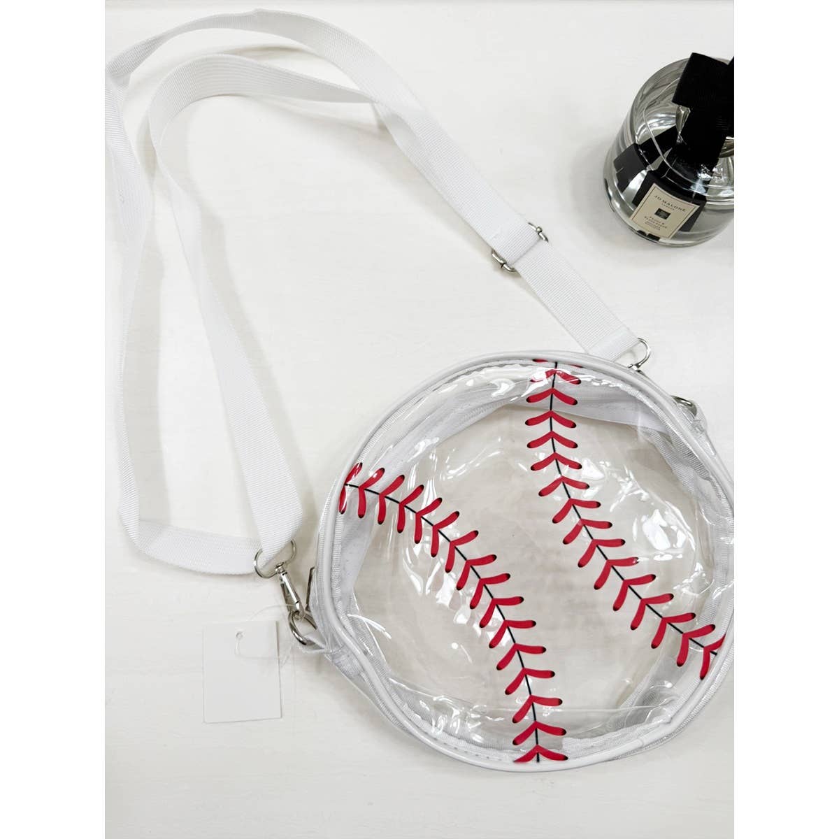 Stadium Approved Clear Baseball Crossbody Bag   2439