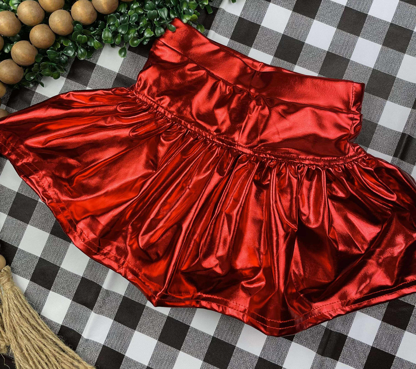 Metallic Game Day Skort-MGDS2