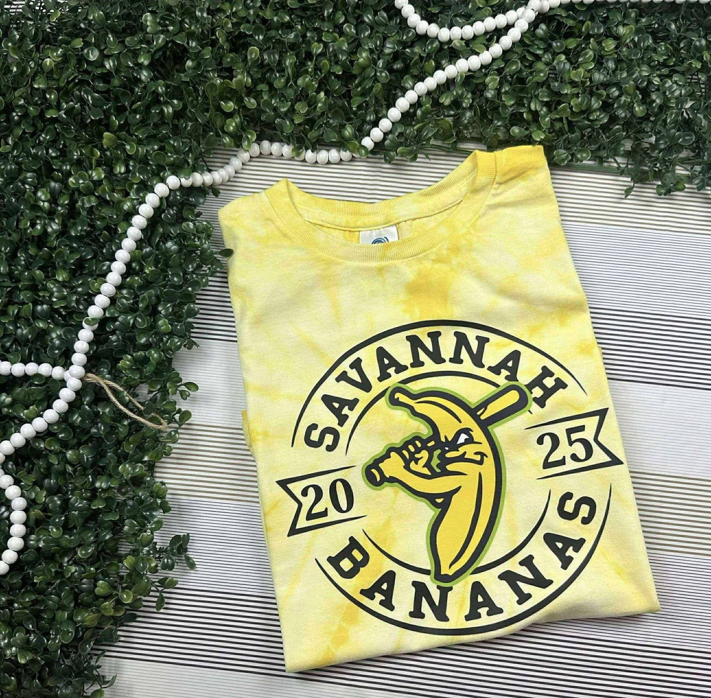 Savannah Bananas 2025 - T SHIRT - (Jerzee/Gildan) (SOLID COLOR T)