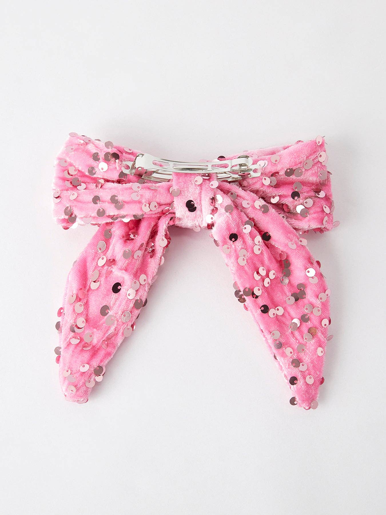 Girls Sequin Bow Hair Clip ACG567