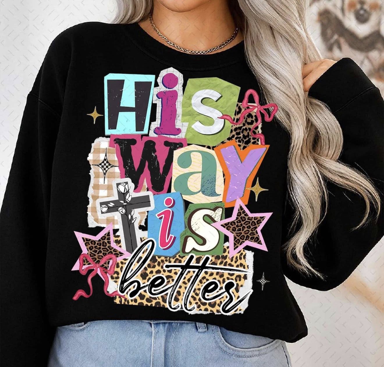 His Way is Better 💙🩷 - T SHIRT- (GILDAN/LAT)