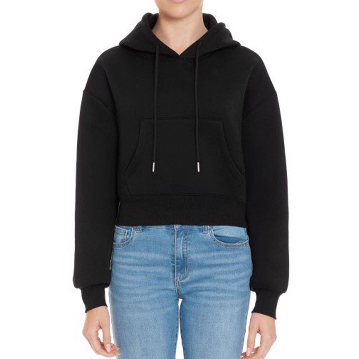 Timeless - Hoodie Fleece Long Sleeve Crop Pullover GTC478