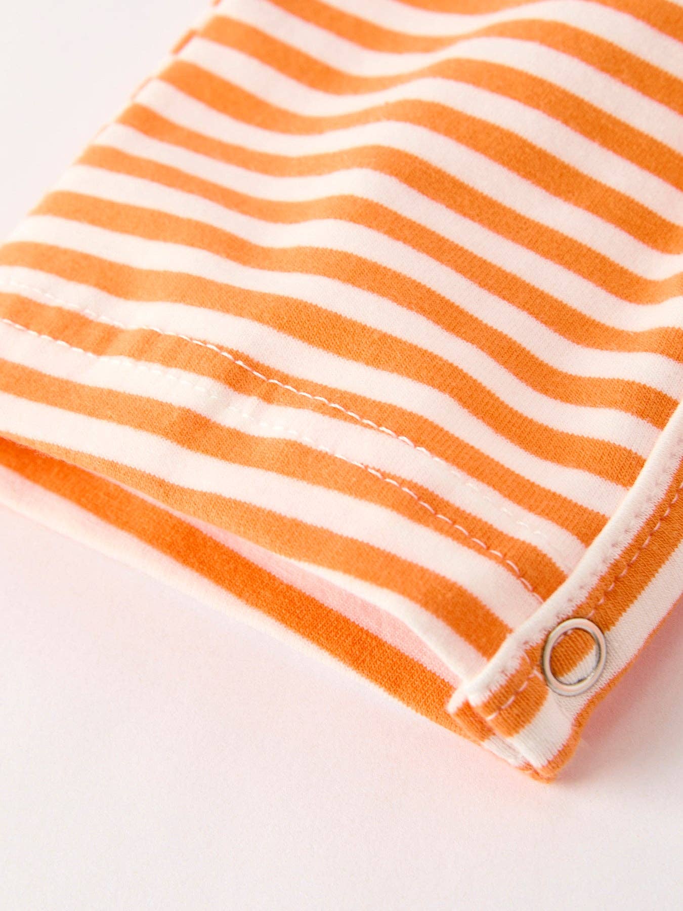 Rylee Faith Designs - Halloween Striped Baby Boys Romper with Cat Smocking Embroidery- 110825br