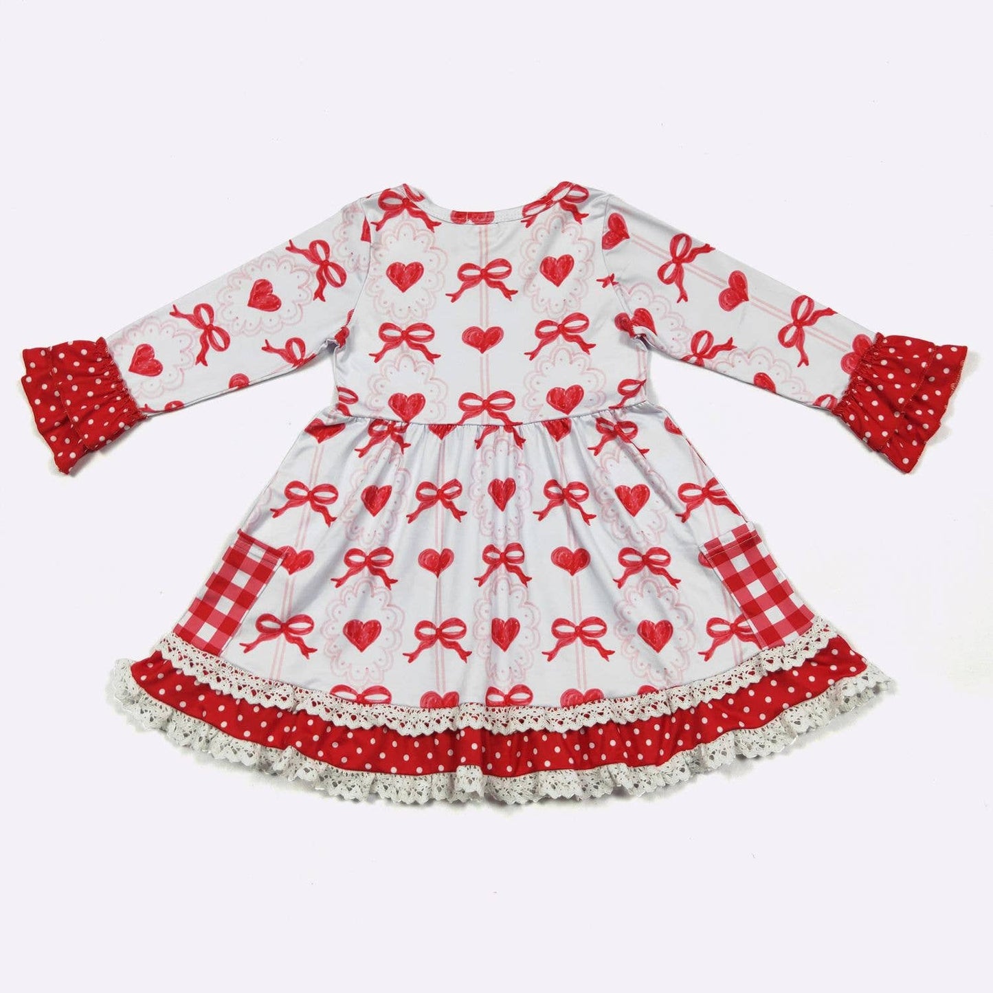 Sweetheart Ribbons Girls Dress SKU47186