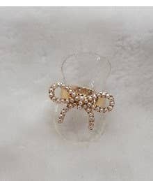 CLASSIC PEARL BOW RING | 31R24009