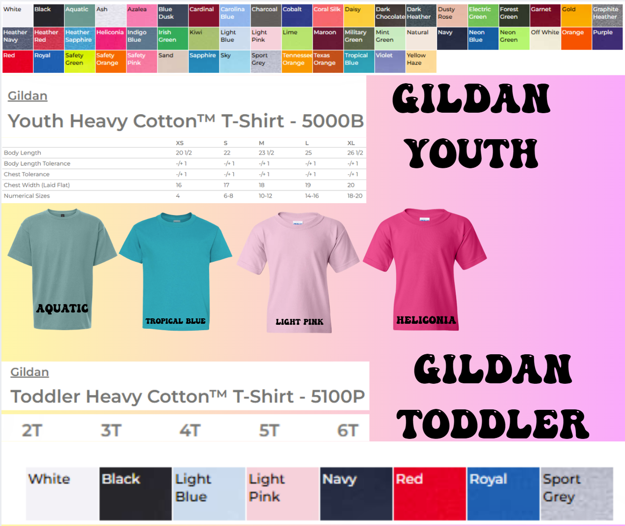 Girly USA Bundle 🇺🇸 - T SHIRT - (GILDAN/JERZEES)-050825lw