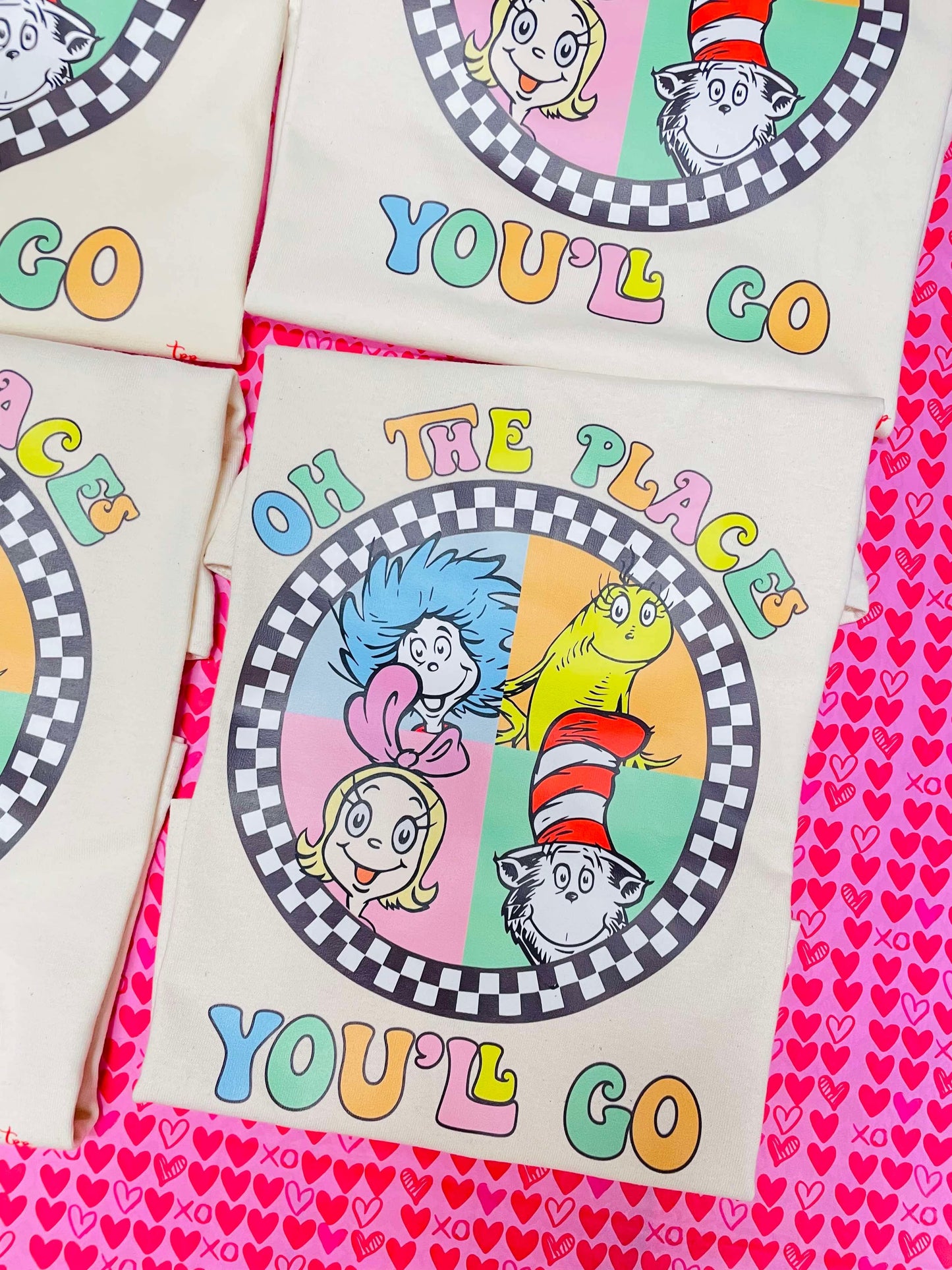 Oh the Places You'll Go - T SHIRT - (Gildan)