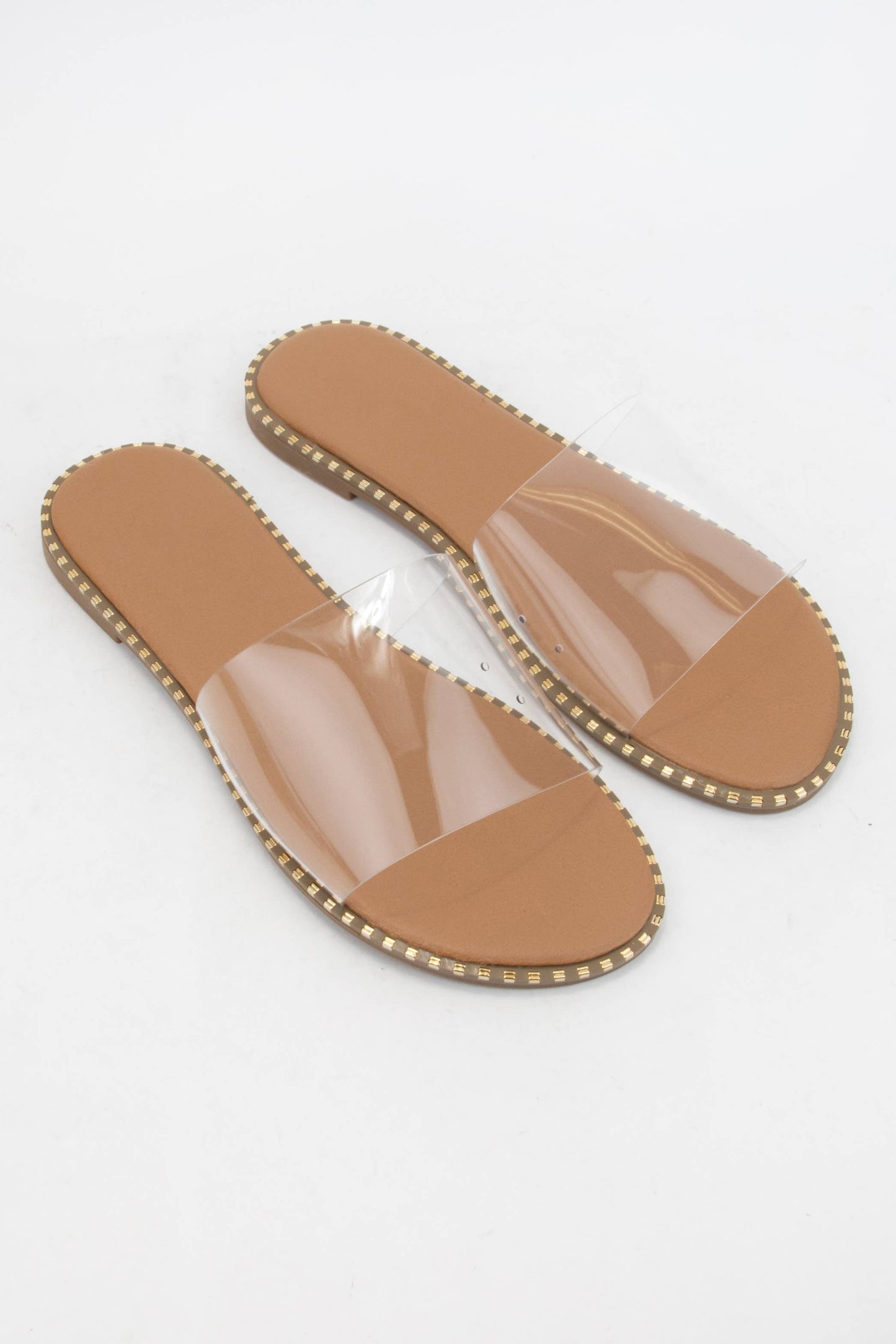MICAH METAL TIP EMBELLISHED EDGE SOLE SANDAL MMT69