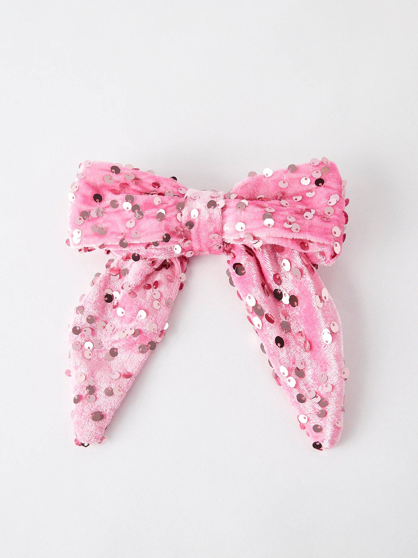 Girls Sequin Bow Hair Clip ACG567