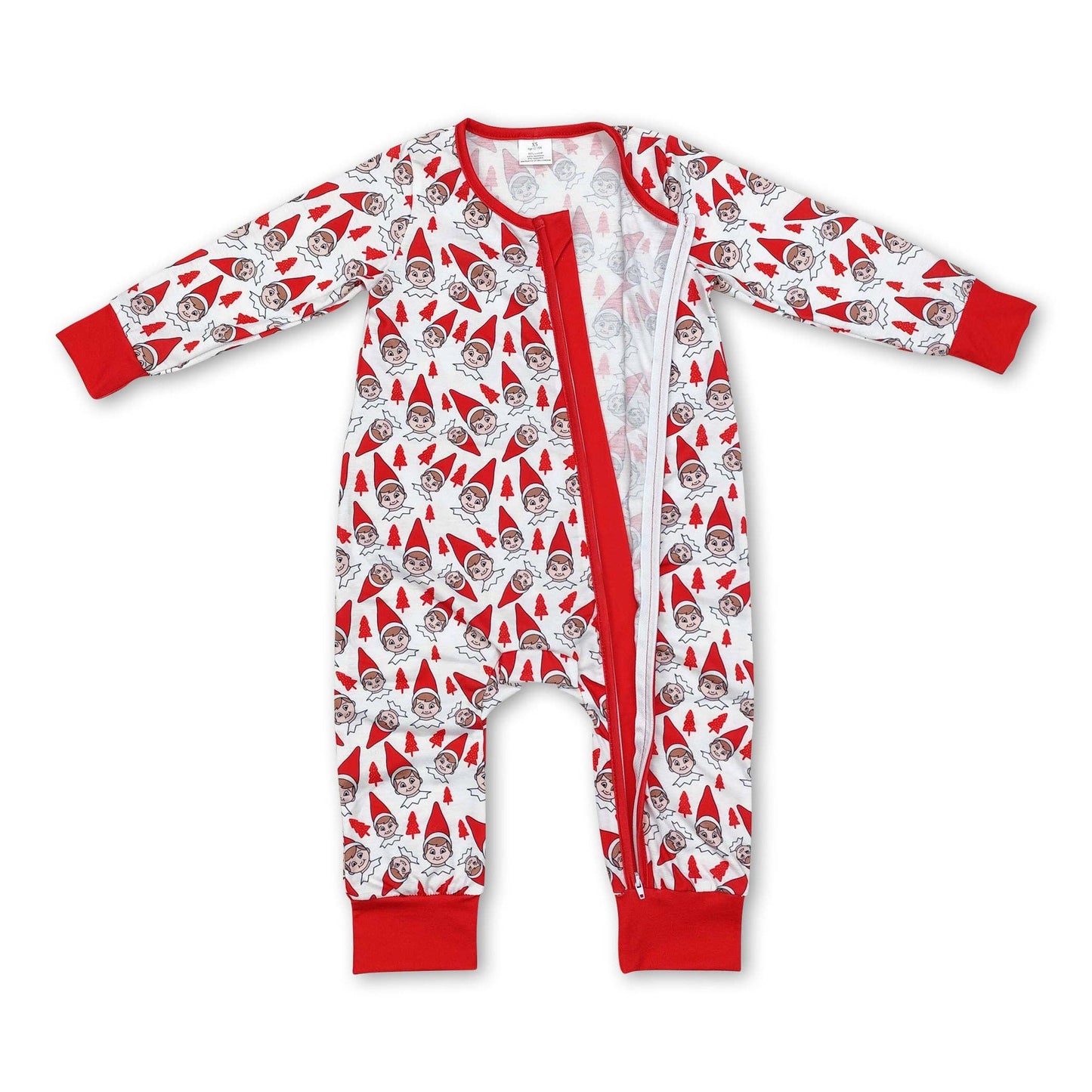 Red hat ELF tree baby kids zipper sleeper LR1168