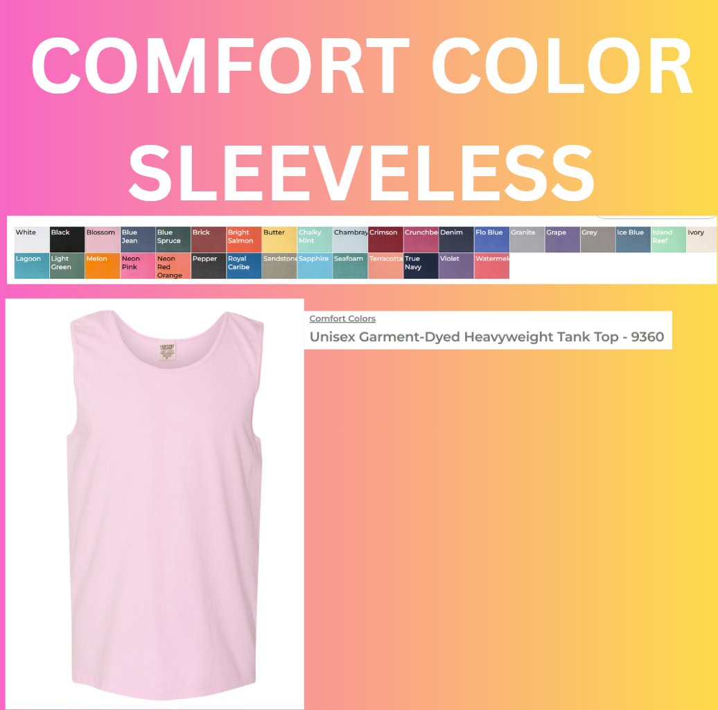 Polka Dot Game Day Bundle - Sleeveless Tank- (COMFORT COLOR) 082726br