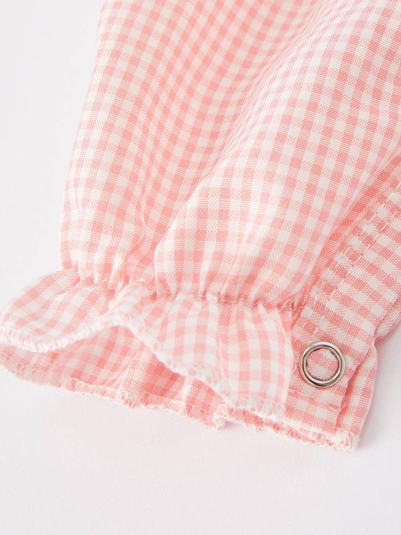 Valentine's Day Letter Heart Bow Arrow Smocking Embroidery Girls Romper VD3